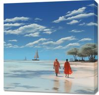 Obraz 70x70cm Spokój w Piaskach