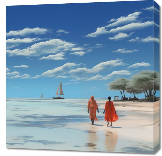 Obraz 70x70cm Spokój w Piaskach zdjęcie 1