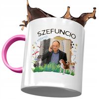 Kubek Różowy Paweł Kukiz Kukiz 15 Na Prezent Z Nadrukiem Ze Zdjęciem