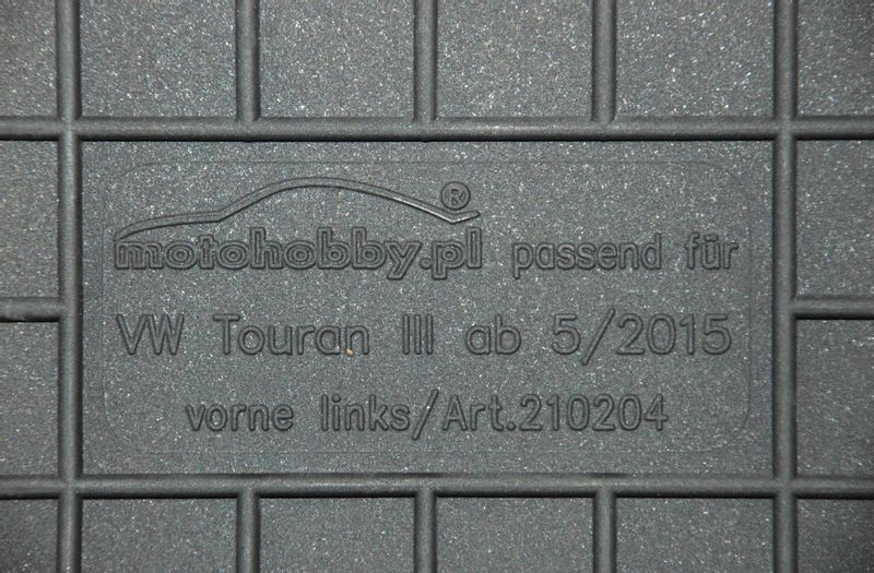 DYWANIKI GUMOWE dedykowane do VW Touran III (15-) zdjęcie 2
