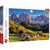 Puzzle 1500 Dolina Val Di Funes Dolomity 26163