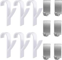 haczyki samoprzylepne naścienne wieszak 12szt