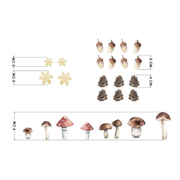 Naklejki Leśne Elementy DK322 zdjęcie 2