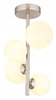 PLAFON LAMPA SUFITOWA LED 3000K GLOBO RIHA 56140-4D BIAŁY / NIKIEL