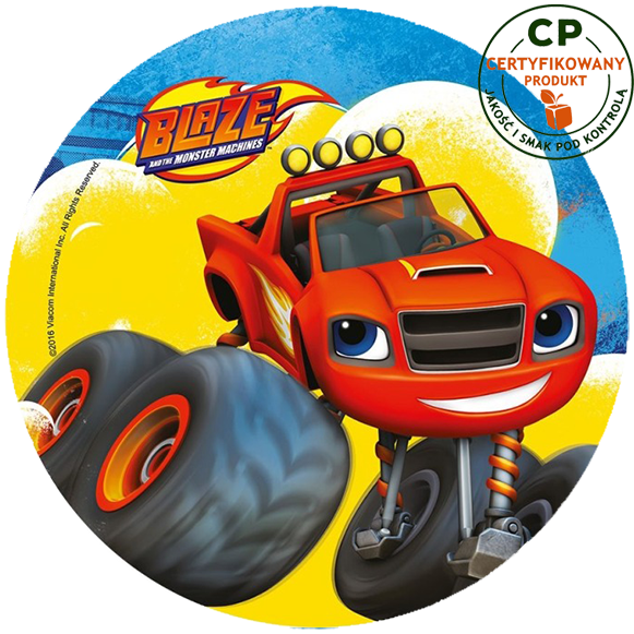 Opłatek na tort Blaze zdjęcie 1