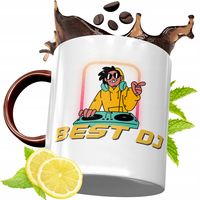 Kubek Bordowy Dla Dja Na Urodziny Prezent Z Nadrukiem Ze Zdjęciem