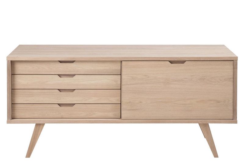Komoda A-line dąb bielony boho zdjęcie 5