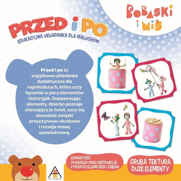 TREFL 02062 Gra Przed i po Bobaski i Miś zdjęcie 2