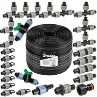 Taśma kroplująca HIRRO TAPE 100m nawadnianie ogrodu szklarni warzyw sadów