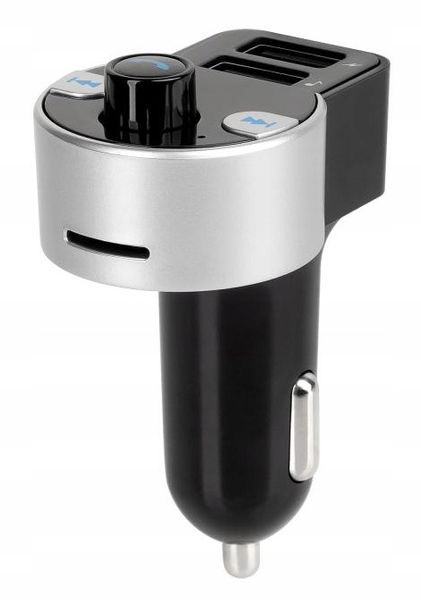 Transmiter Samochodowy FM BT MP3 SD USB Ładowarka zdjęcie 4