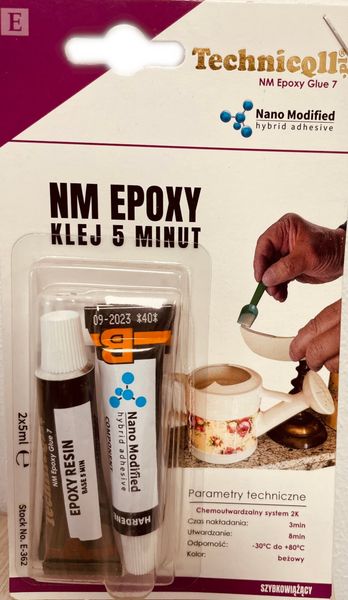 KLEJ EPOKSYDOWY 5min E-362 2x5ML zdjęcie 1