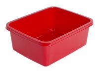 Miska prostokątna DIHOME JULIE Classic 11 l 37,5x30,5 cm czerwona