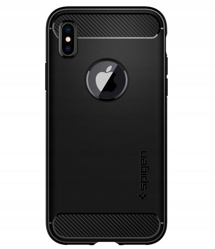 SPIGEN RUGGED ARMOR - ETUI GUMOWE DO IPHONE X/10 na Arena.pl