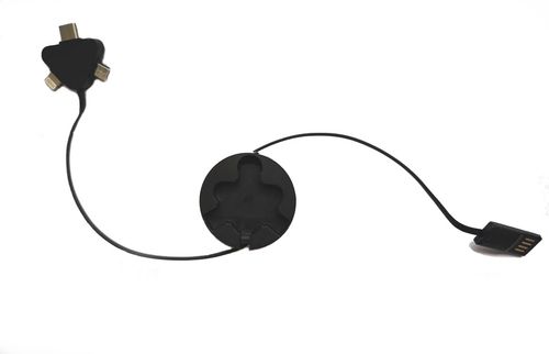 Kabel zwijany 3w1 micro USB, typ c, lightning na Arena.pl