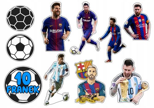 OPŁATEK ZESTAW NA URODZINY MESSI PIŁKA NOŻNA + IMIĘ na Arena.pl