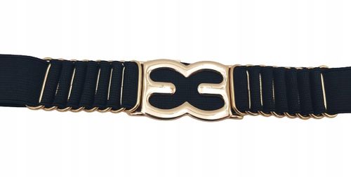 Pasek damski guma złota klamra 7 na Arena.pl