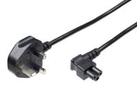 MicroConnect Power Cord UK - C5 1.8m Black
