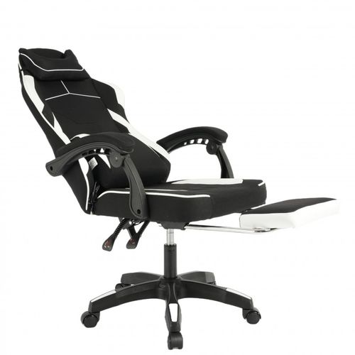 fotel gamingowy obrotowy vector z masażerem i podnóżkiem ko48b na Arena.pl