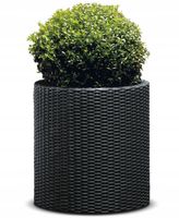 Doniczka tworzywo sztuczne czarny Keter 43 cm x 43 x 44 cm