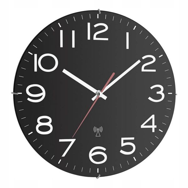 Zegar ścienny sterowany radiowo 30cm DCF77 zdjęcie 1