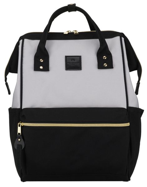 plecak materiałowy ptn alfa-5295 black-gray zdjęcie 1