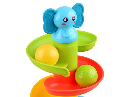 DLA DZIECI TOR ZJEŻDŻALNIA PIRAMIDKA SŁONIK Z KULKAMI na Arena.pl