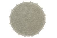 Dywan bawełniany Bubbly Olive Natural Ø120 cm Lorena Canals