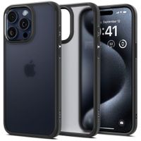 etui ultra hybrid na iphone 15 pro przezroczysto-czarne