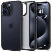 etui ultra hybrid na iphone 15 pro przezroczysto-czarne