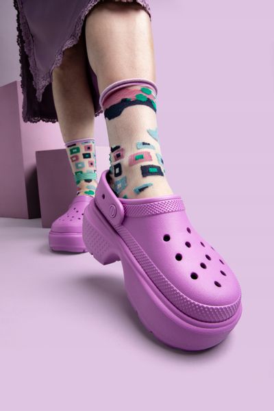 Damskie Buty Chodaki Klapki Platforma Crocs Stomp 209347 Clog 41-42 zdjęcie 9