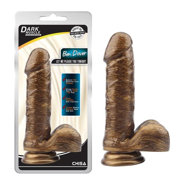 Dildo Realistyczne Członek Jądram Przyssawka 19 Cm zdjęcie 1