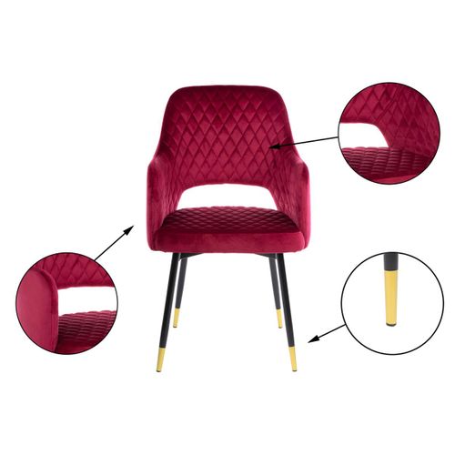 Krzesło Senko Black Maroon na Arena.pl