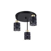 KINKIET LED CZARNY-ZŁOTY 35W ELEN E27 STALOWY DESIGN