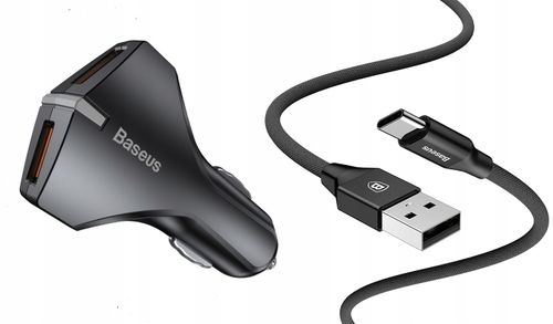 BASEUS ŁADOWARKA SAMOCHODOWA USB KABEL P20 Mate 20 na Arena.pl