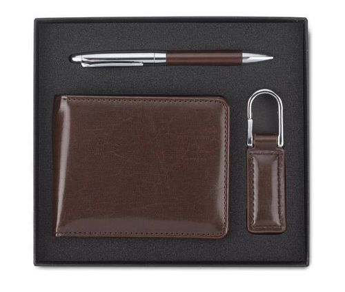 Zestaw upominkowy KEMER MARCUS Brązowy na Arena.pl