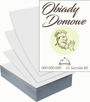 Ulotki A4 reklamowe firmowe 5000szt projekt w cenie OBIADY DOMOWE