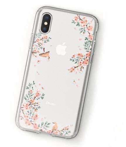 SPIGEN LIQUID CRYSTAL Apple iPhone X - BLOSSOM NATURE na Arena.pl