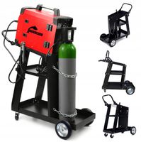 Wózek spawalniczy do spawarki butli MIG TIG z rączką wzmocniony 85 kg