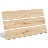 PŁYTKI DREWNOPODOBNE GRES PANELE NA PODŁOGĘ 20x120 cm LUX BEIGE CARVING 9mm