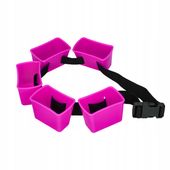 Pas oporowy do pływania z kubeczkami na basen Aqua-Sport Pink