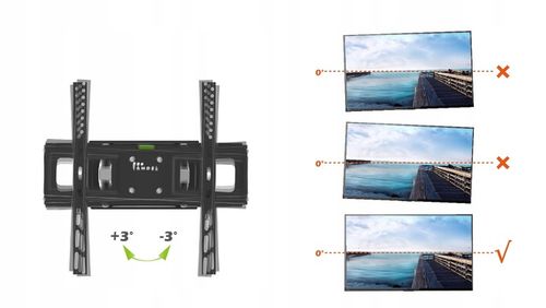 UCHWYT DO TELEWIZORA 26-65 CALI SOLIDNY OBROTOWY REGULOWANY EXTRA na Arena.pl