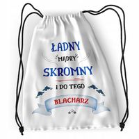 Plecak Dla Blacharza Sportowy Szkolny Worek Z Nadrukiem Ze Zdjęciem