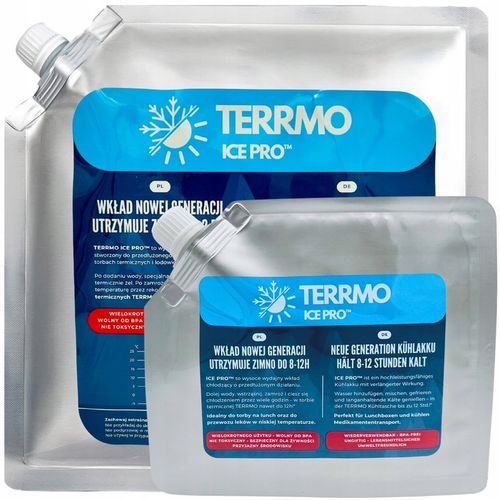 TERRMO Ice Pro XL - Max Wydajne Wkłady do Lodówki Turystycznej Duże 4x830ml na Arena.pl