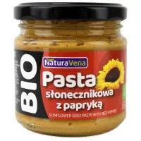 Pasta SŁonecznikowa Z PaprykĄ BIO 185 g - Naturavena