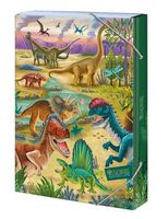 TECZKA Z GUMKĄ A4 4CM 1231 JURASSIC ADVENTURE ARGUS