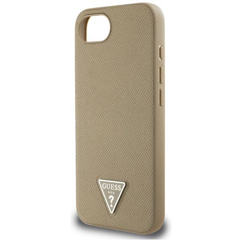 etui guess grained triangle magsafe do   iphone 16e brązowy na Arena.pl