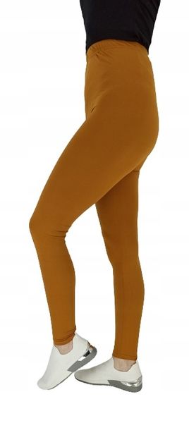 Leginsy DŁUGIE getry damskie MIODOWE BAMBUSOWE *S* zdjęcie 2