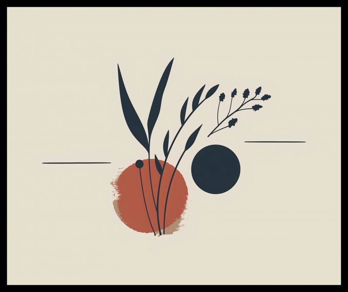 Plakat 60x50cm Botaniczna Barwa zdjęcie 2