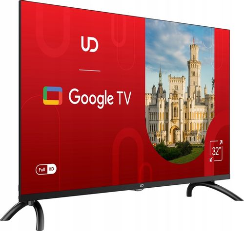 TELEWIZOR UD 32 CALE FULL HD LED GOOGLE SMART TV DVBT HEVC BLUETOOTH WIFI na Arena.pl