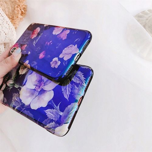 ETUI Case AURORA IPHONE X Blu-Ray Kwiaty na Arena.pl